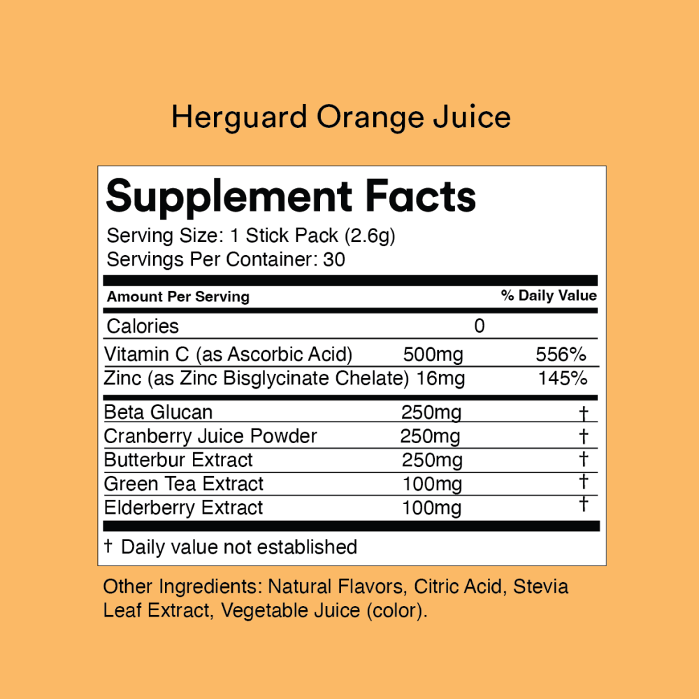 Orange Juice & Elderberry / 30